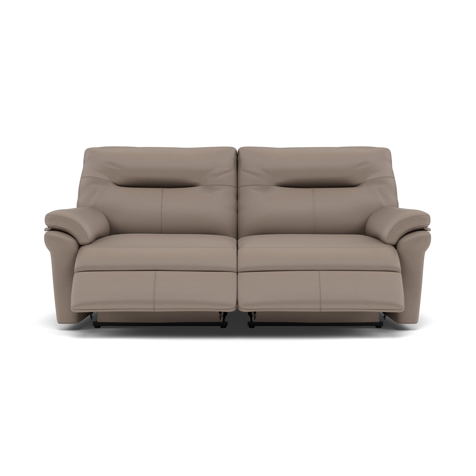 G Plan Seattle 3 Seater Recliner Sofa - 3 Seater Power Double Recliner with USB & Lumbar Grade H - Power Recliner with Lumbar Support & USB 3 Seater Sofas Sterling Home 1 H001 Oxford Mushroom