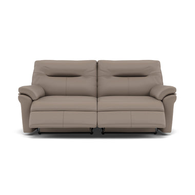 G Plan Seattle 3 Seater Recliner Sofa - 3 Seater Power Double Recliner with USB & Lumbar Grade H - Power Recliner with Lumbar Support & USB 3 Seater Sofas Sterling Home 1 H001 Oxford Mushroom