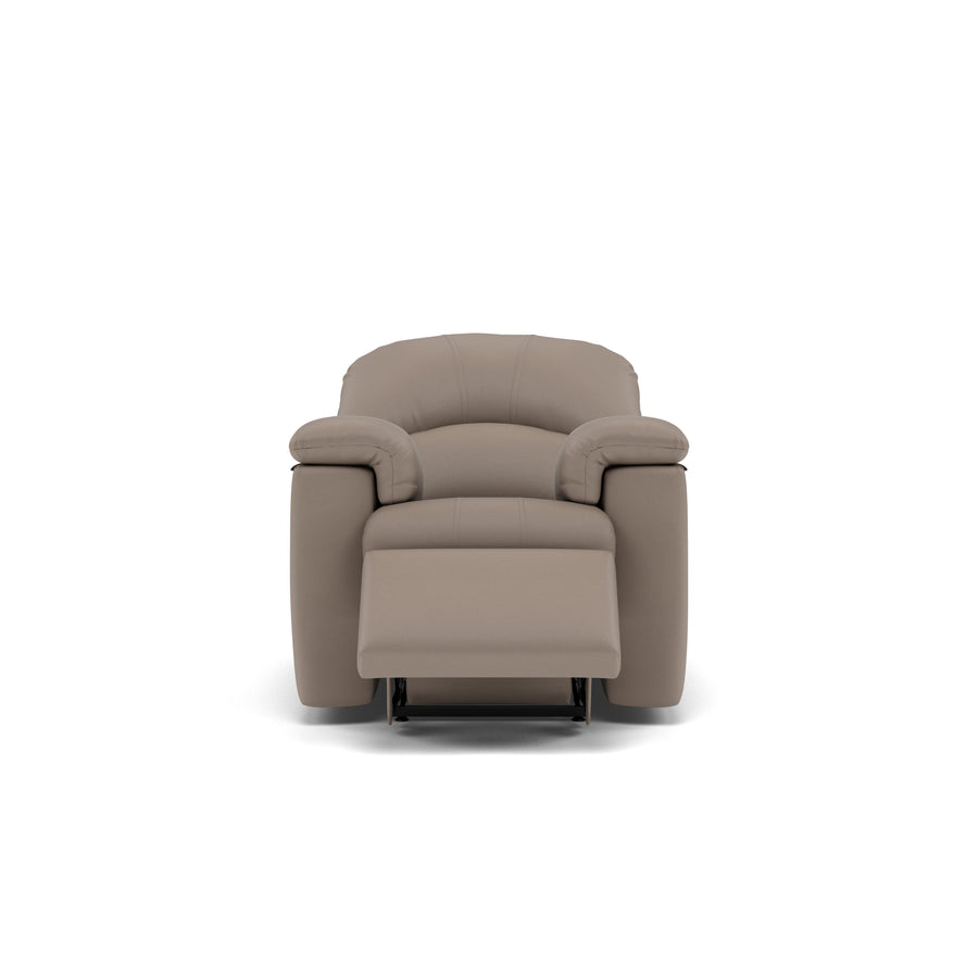 G Plan Chloe Small Recliner Armchair - Small Power Recliner Chair Grade H - Power Recliner Sterling Home 1 H001 Oxford Mushroom