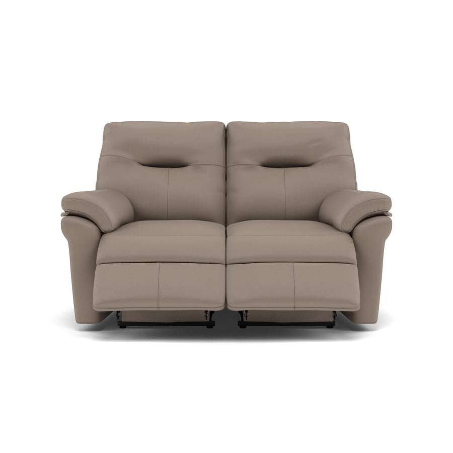 G Plan Seattle 2 Seater Recliner Sofa - 2 Seater Power Double Recliner with USB & Lumbar Grade H - Power Recliner with Lumbar Support & USB 2 Seater Sofas Sterling Home 1 H001 Oxford Mushroom