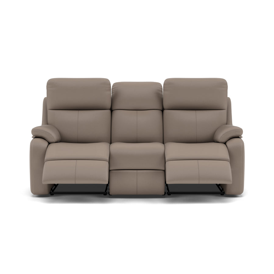 G Plan Kingsbury 3 Seater Recliner Sofa - 3 Seater Power Double Recliner Headrest + Lumbar with USB Grade H - Power with Power Headrest, Lumbar & USB 3 Seater Sofas Sterling Home 1 H001 Oxford Mushroom