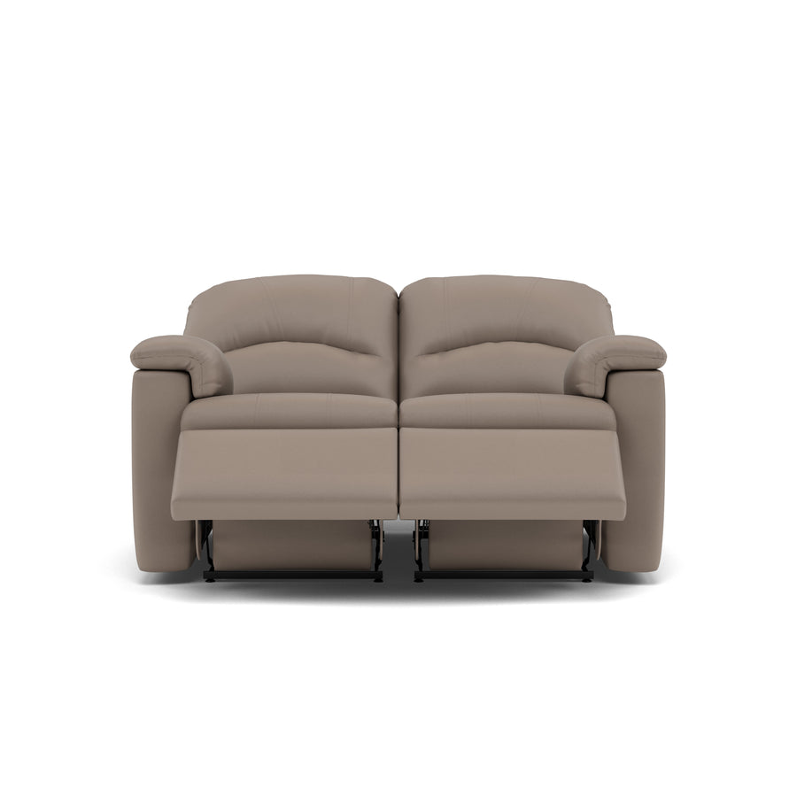 G Plan Chloe 2 Seater Recliner Sofa - 2 Seater Recliner Sofa Double Grade H - Manual Recliner 2 Seater Sofas Sterling Home 1 H001 Oxford Mushroom