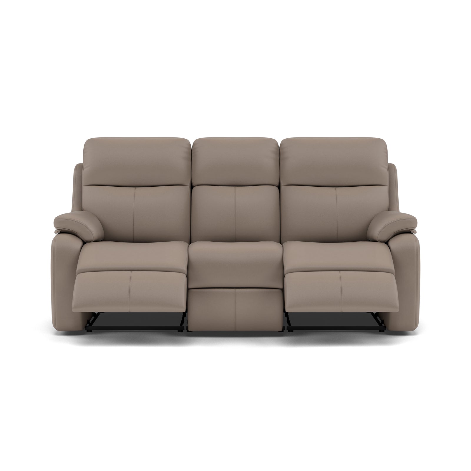 G Plan Kingsbury 3 Seater Recliner Sofa - 3 Seater Power Double Recliner with USB Grade H - Power Recliner with USB 3 Seater Sofas Sterling Home 1 H001 Oxford Mushroom