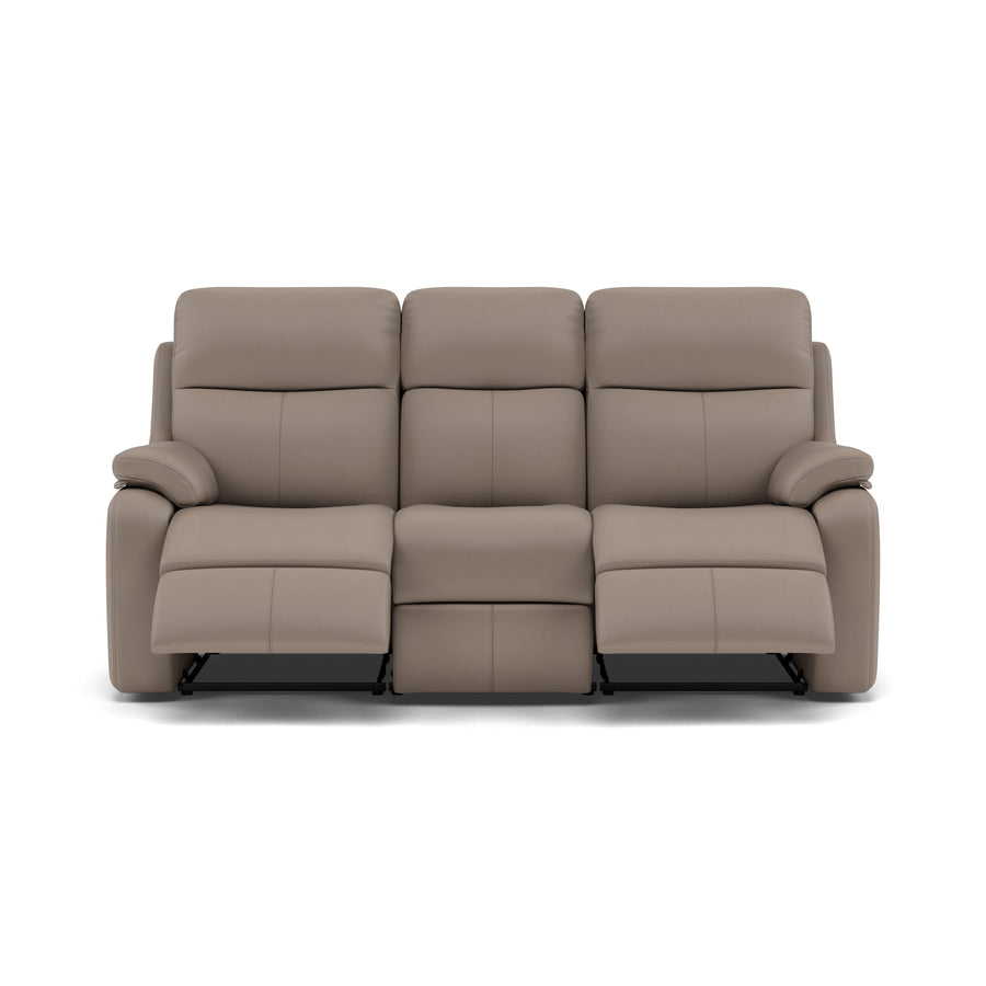 G Plan Kingsbury 3 Seater Recliner Sofa - 3 Seater Power Double Recliner with USB Grade H - Power Recliner with USB 3 Seater Sofas Sterling Home 1 H001 Oxford Mushroom
