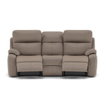 G Plan Kingsbury 3 Seater Curved Recliner Sofa - 3 Seater Power Recliner Curved Sofa Headrest + Lumbar with USB Grade H - Power with Power Headrest, Lumbar & USB 3 Seater Sofas Sterling Home 1 H001 Oxford Mushroom
