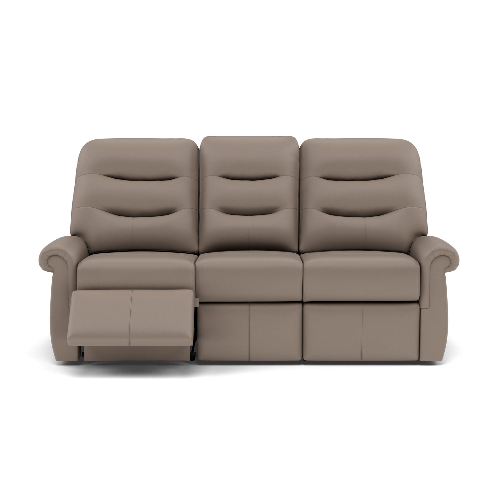 G Plan Holmes 3 Seater Recliner Sofa - 3 Seater Power Recliner Sofa (Right) Grade H - Right Hand Recliner 3 Seater Sofas Sterling Home 1 H001 Oxford Mushroom