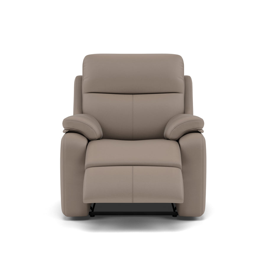 G Plan Kingsbury Recliner Armchair - Power Recliner Chair with USB Grade H - Power Recliner with USB Sterling Home 1 H001 Oxford Mushroom