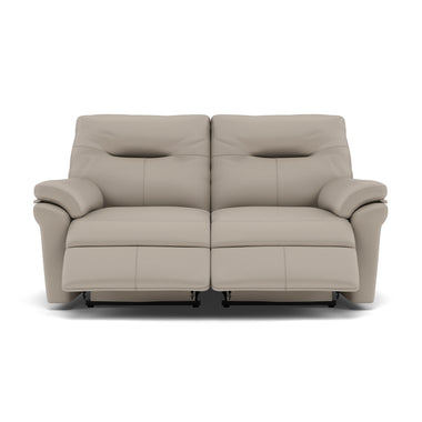 G Plan Seattle Large 2 Seater Recliner Sofa - 2.5 Seater Power Double Recliner with USB & Lumbar Grade H - Power Recliner with Lumbar Support & USB 2 Seater Sofas Sterling Home 3 H002 Oxford Putty