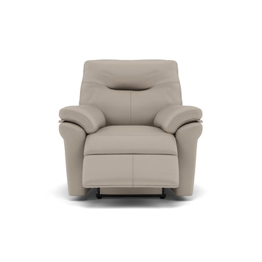 G Plan Seattle Recliner Armchair - Power Recliner Chair with USB & Lumbar Grade H - Power Recliner with Lumbar Support & USB Sterling Home 3 H002 Oxford Putty