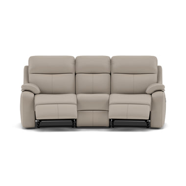 G Plan Kingsbury 3 Seater Curved Recliner Sofa - 3 Seater Manual Recliner Curved Sofa Double Grade H - Manual Recliner 3 Seater Sofas Sterling Home 3 H002 Oxford Putty