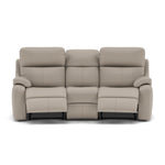 G Plan Kingsbury 3 Seater Curved Recliner Sofa - 3 Seater Power Recliner Curved Sofa Headrest + Lumbar with USB Grade H - Power with Power Headrest, Lumbar & USB 3 Seater Sofas Sterling Home 3 H002 Oxford Putty