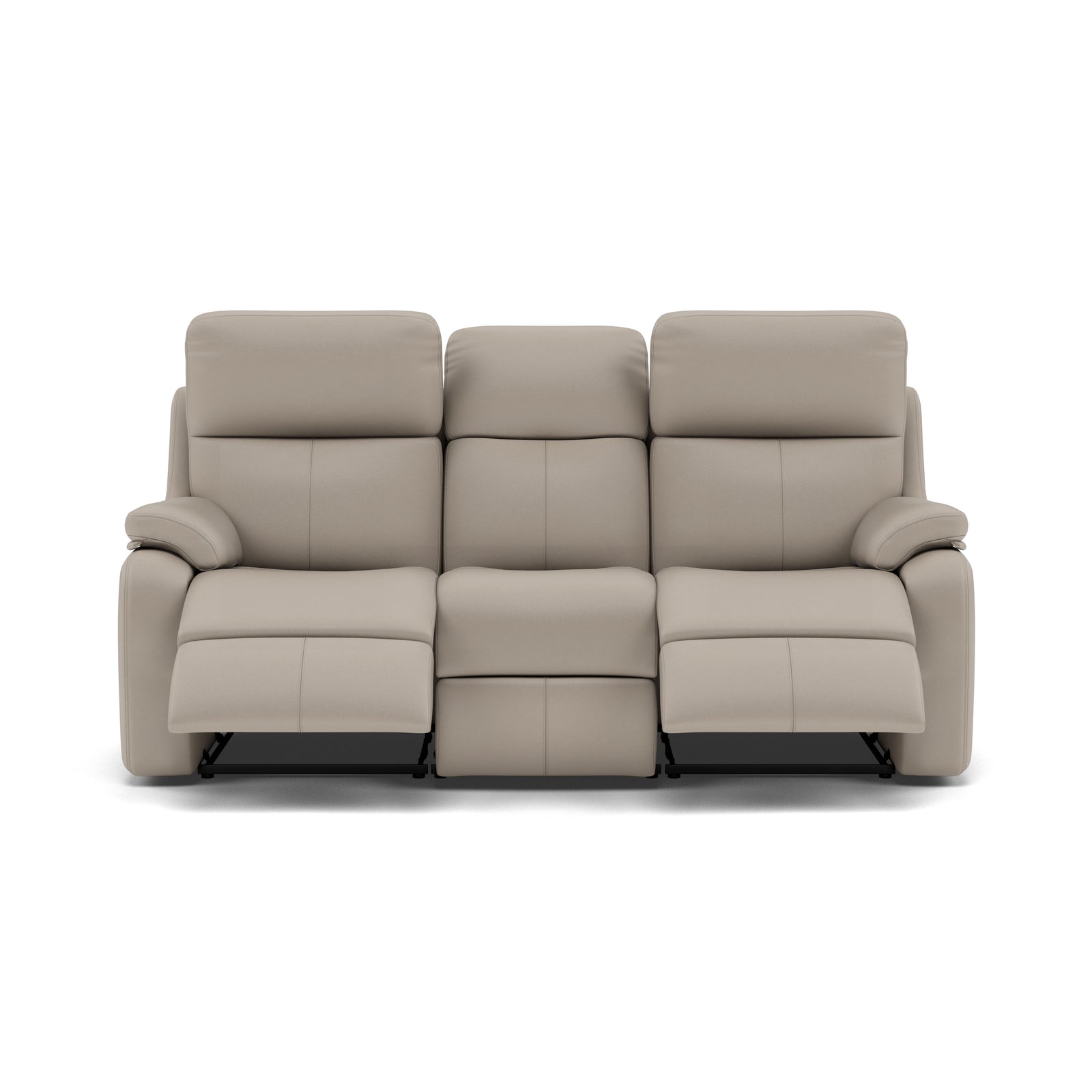 G Plan Kingsbury 3 Seater Recliner Sofa - 3 Seater Power Double Recliner Headrest + Lumbar with USB Grade H - Power with Power Headrest, Lumbar & USB 3 Seater Sofas Sterling Home 3 H002 Oxford Putty