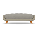 Siena Footstool - Large Footstool F8 + Cat 60 Sterling Home 3 Hopsack Dove 70001+Cat 60/23