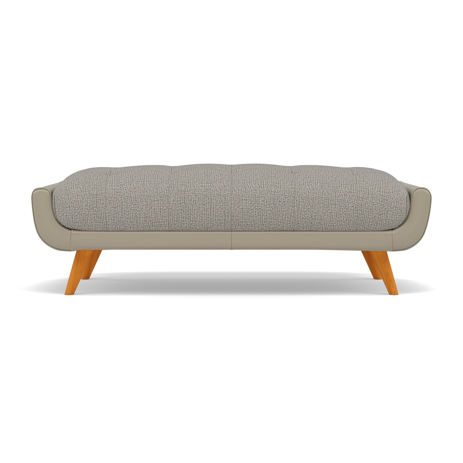 Siena Footstool - Large Footstool F8 + Cat 60 Sterling Home 3 Hopsack Dove 70001+Cat 60/23