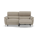 Sol 3 Seater Recliner Sofa - 3 Seater Power Recliner Sofa with Head Tilt F8 3 Seater Sofas Sterling Home 5 Hopsack Linen 70004