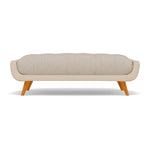 Siena Footstool - Large Footstool F8 + Cat 60 Sterling Home 4 Hopsack Natural 70002+Cat 60/05
