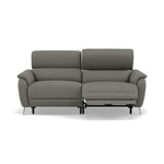 Sol 3 Seater Recliner Sofa - 3 Seater Power Recliner Sofa with Head Tilt F8 3 Seater Sofas Sterling Home 4 Hopsack Platinum 70003