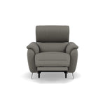 Sol Recliner Armchair - Power Recliner Armchair with Head Tilt F8 Sterling Home 4 Hopsack Platinum 70003
