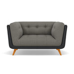 Siena Loveseat - 1.5 Seater Sofa F8 + Cat 60 Loveseats Sterling Home 8 Hopsack Platinum 70003+Cat 60/25