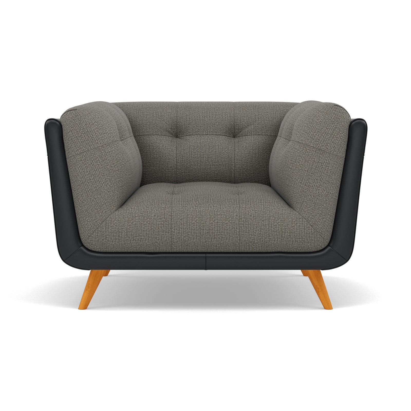 Siena Armchair - Armchair F8 + Cat 60 Sterling Home 8 Hopsack Platinum 70003+Cat 60/25