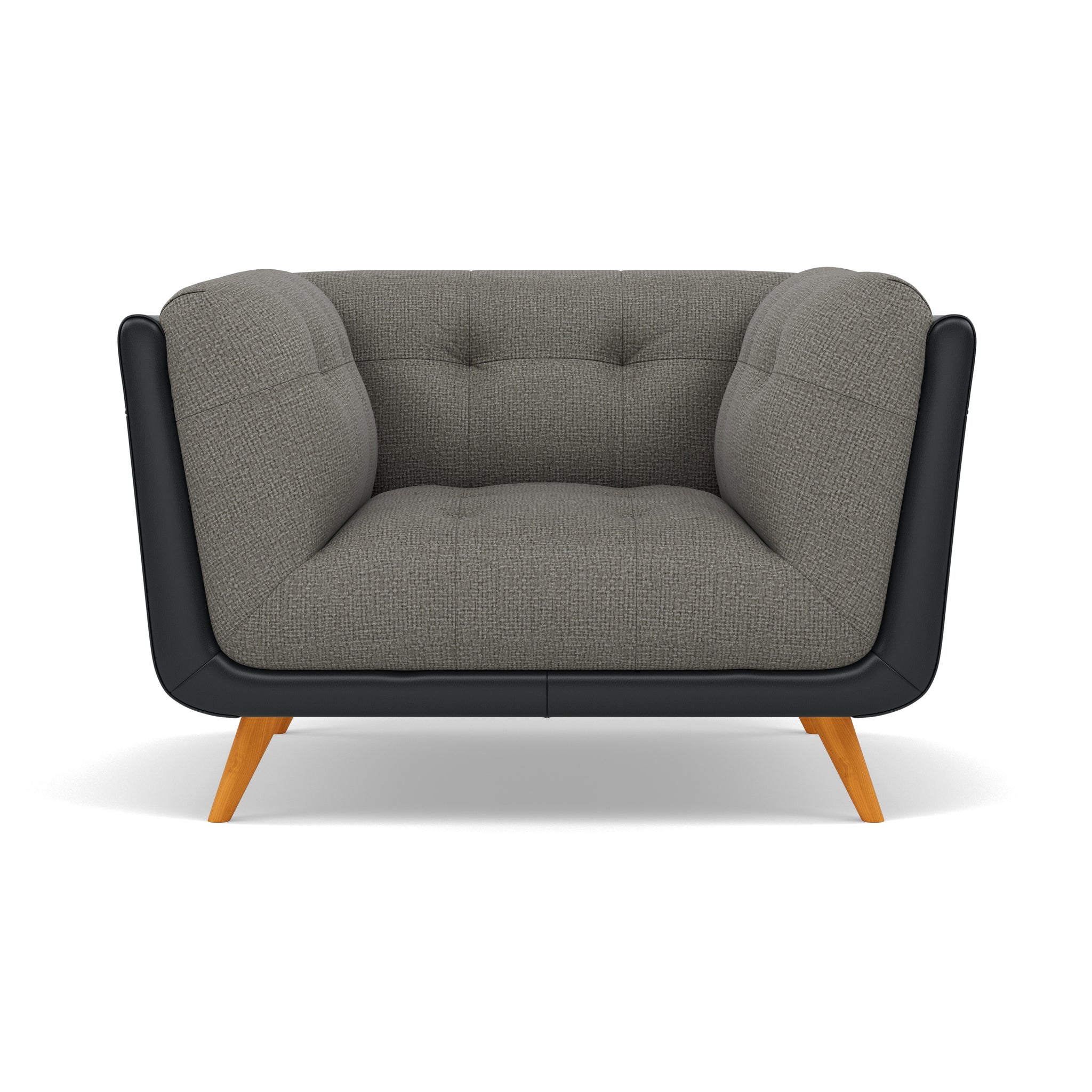 Siena Armchair - Armchair F8 + Cat 60 Sterling Home 9 Hopsack Platinum 70003+Cat 60/25