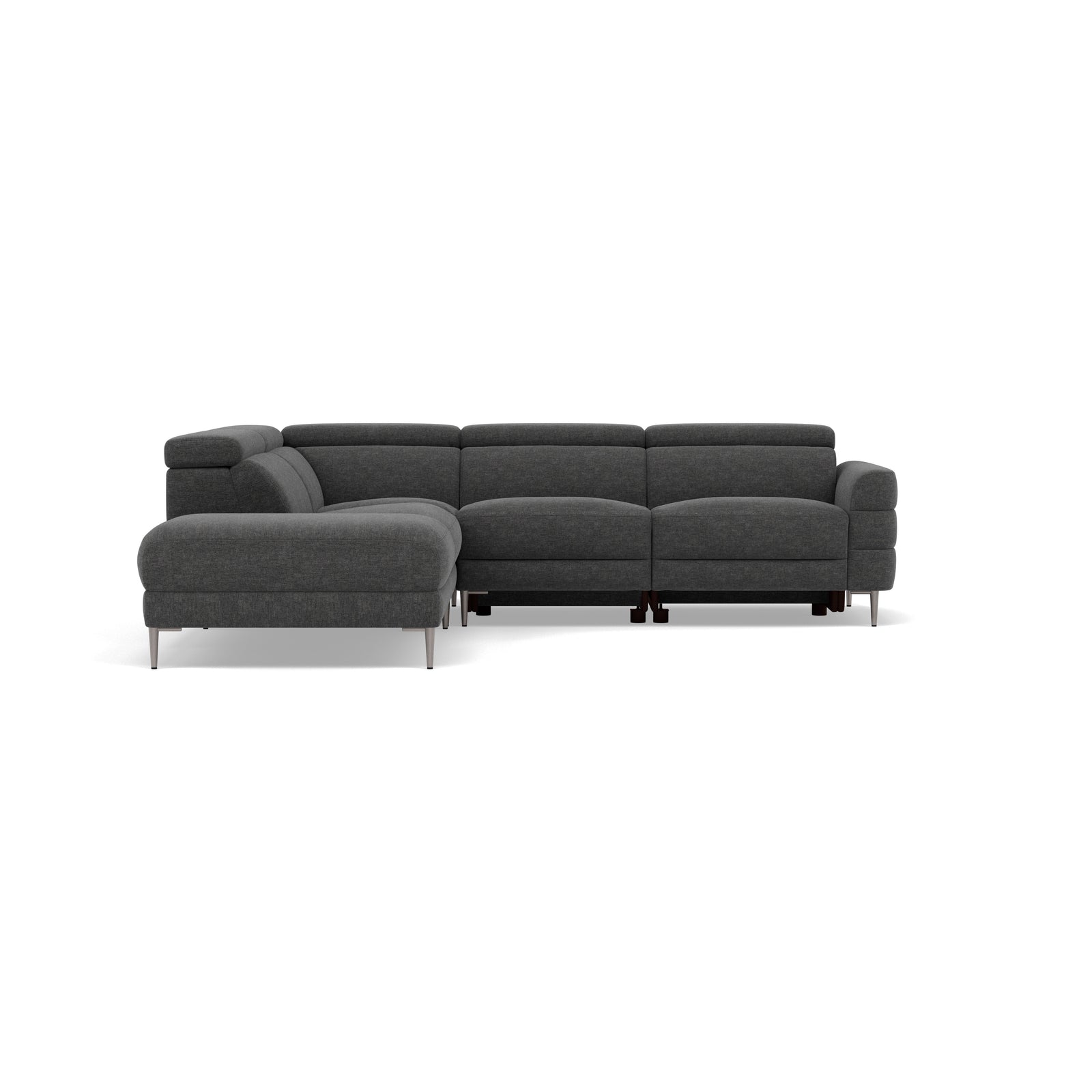 Hoy Corner Sofa - Combination 1 - Left Hand Facing Sofa Corner Group Fabric - Left Hand Facing Sterling Home 3 KB-1281-UK Darwin Charcoal