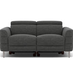Hoy 2 Seater Sofa - 2 Str Static W/Manual Headrest Fabric Sterling Home 3 KB-1281-UK Darwin Charcoal