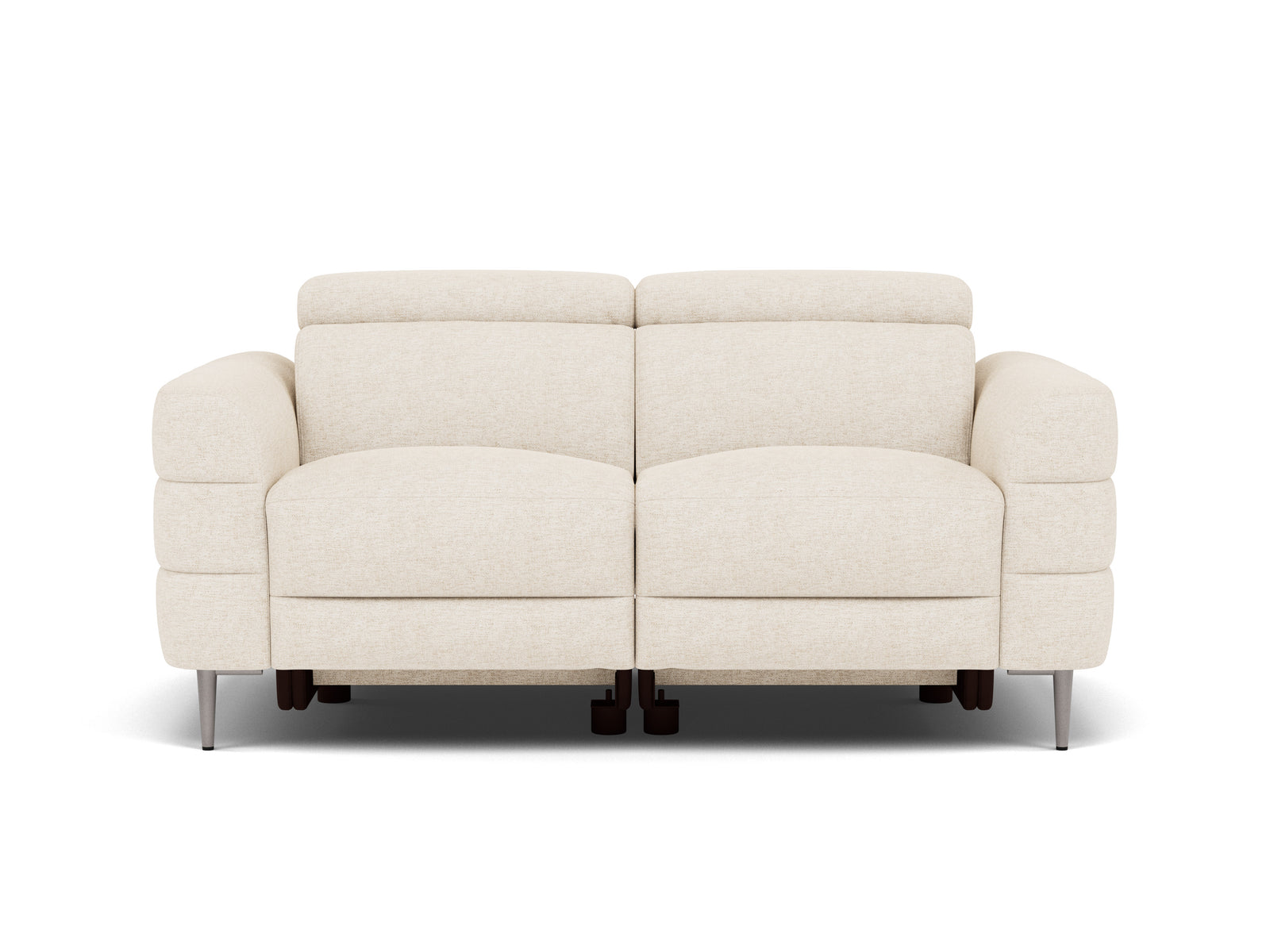 Hoy 2 Seater Sofa - 2 Str Static W/Manual Headrest Fabric Sterling Home 4 KB-1285-UK Darwin Ivory