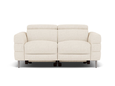 Hoy 2 Seater Sofa - 2 Str Static W/Manual Headrest Fabric Sterling Home 4 KB-1285-UK Darwin Ivory