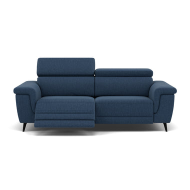 Sparta 3 Seater Recliner Sofa - 3 Str W/ 2 Power Recliner W/ 2 Ratchet Headrest Fabric - Power with Manual Headrest 3 Seater Sofas Sterling Home 8 KB-1290-UK Amigo Navy