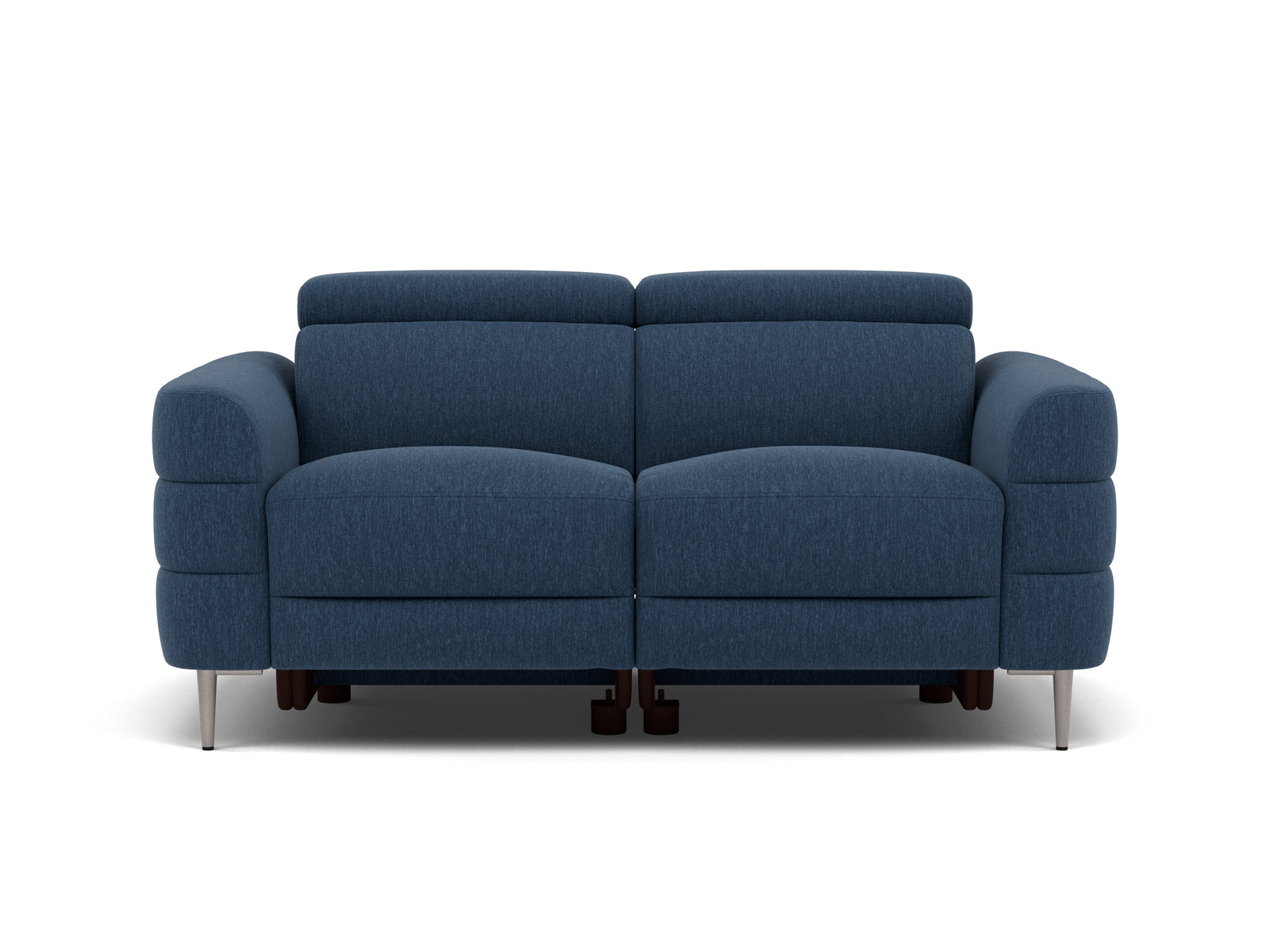 Hoy 2 Seater Sofa - 2 Str Static W/Manual Headrest Fabric Sterling Home 8 KB-1290-UK Amigo Navy