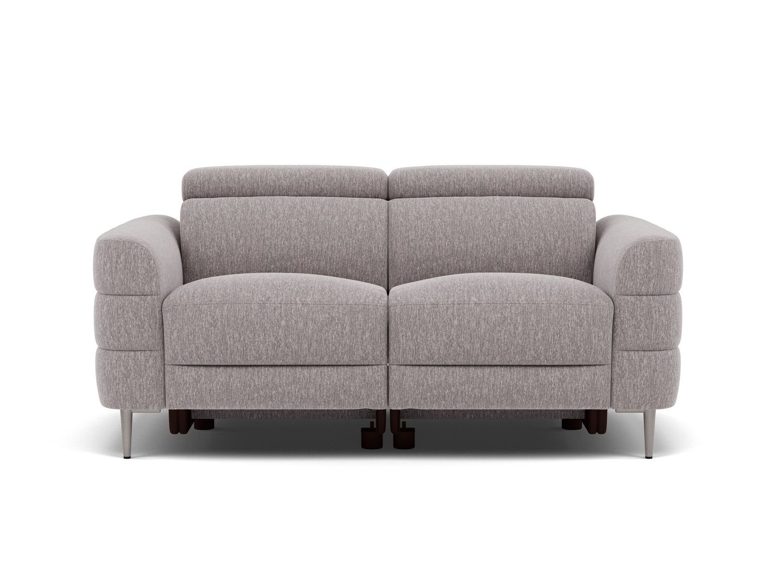 Hoy 2 Seater Sofa - 2 Str Static W/Manual Headrest Fabric Sterling Home 9 KB-1291-UK Amigo Granite