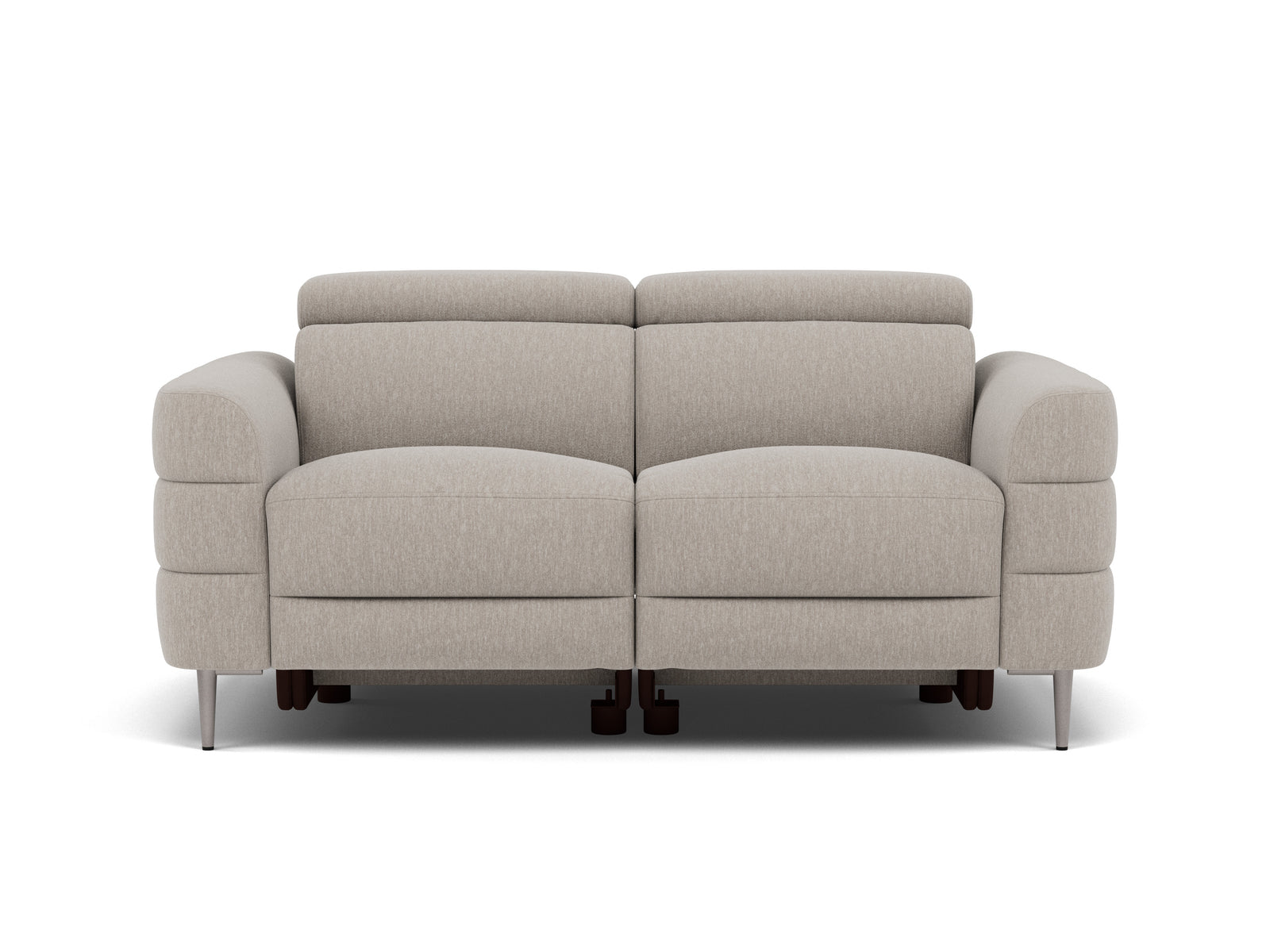 Hoy 2 Seater Sofa - 2 Str Static W/Manual Headrest Fabric Sterling Home 10 KB-1292-UK Amigo Dove