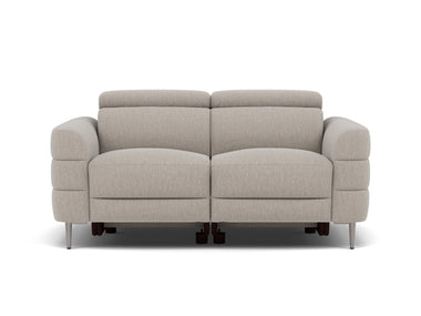 Hoy 2 Seater Sofa - 2 Str Static W/Manual Headrest Fabric Sterling Home 10 KB-1292-UK Amigo Dove