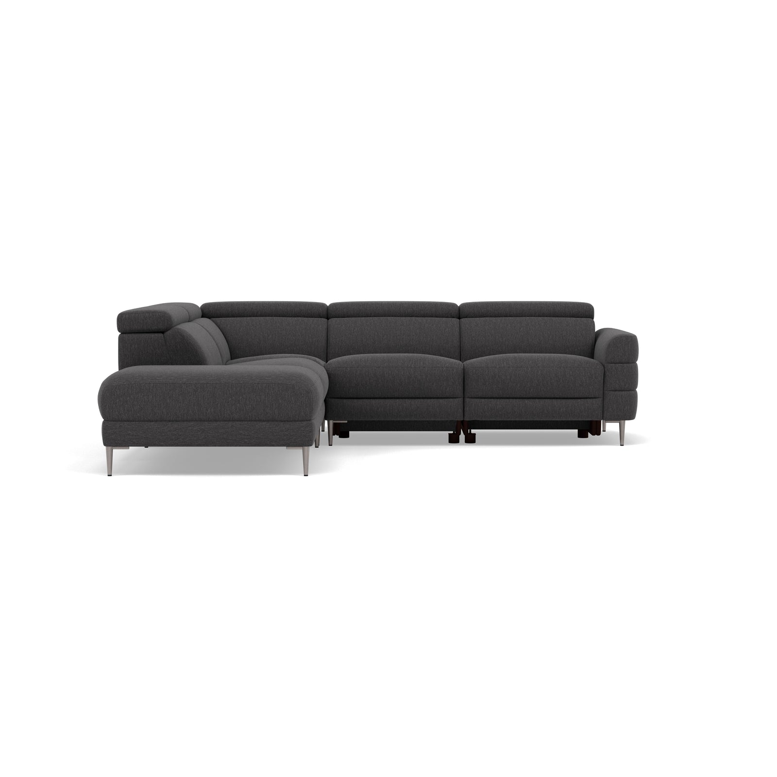 Hoy Corner Sofa - Combination 1 - Left Hand Facing Sofa Corner Group Fabric - Left Hand Facing Sterling Home 7 KB-1295-UK Amigo Coal