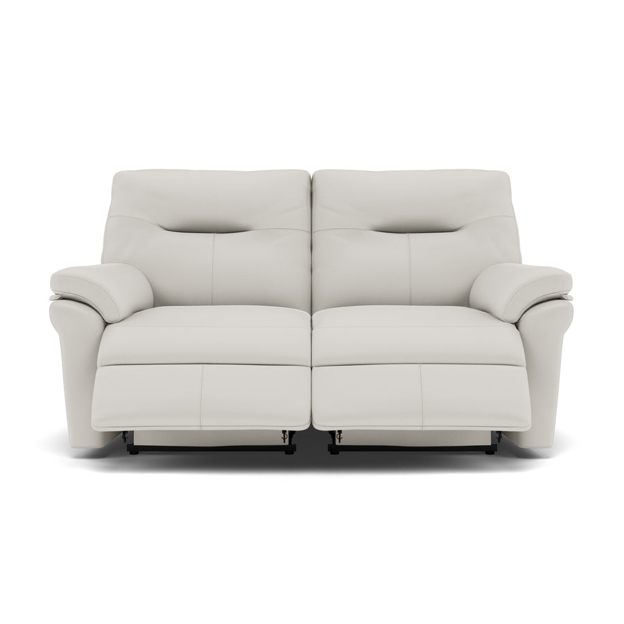 G Plan Seattle Large 2 Seater Recliner Sofa - 2.5 Seater Power Double Recliner with USB & Lumbar Grade L - Power Recliner with Lumbar Support & USB 2 Seater Sofas Sterling Home 1 L840 Cambridge Chalk