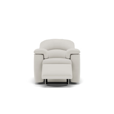 G Plan Chloe Small Recliner Armchair - Small Power Recliner Chair Grade L - Power Recliner Sterling Home 1 L840 Cambridge Chalk
