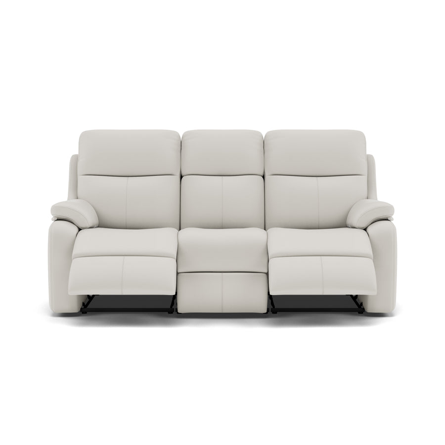 G Plan Kingsbury 3 Seater Recliner Sofa - 3 Seater Manual Double Recliner Grade L - Manual Recliner 3 Seater Sofas Sterling Home 1 L840 Cambridge Chalk