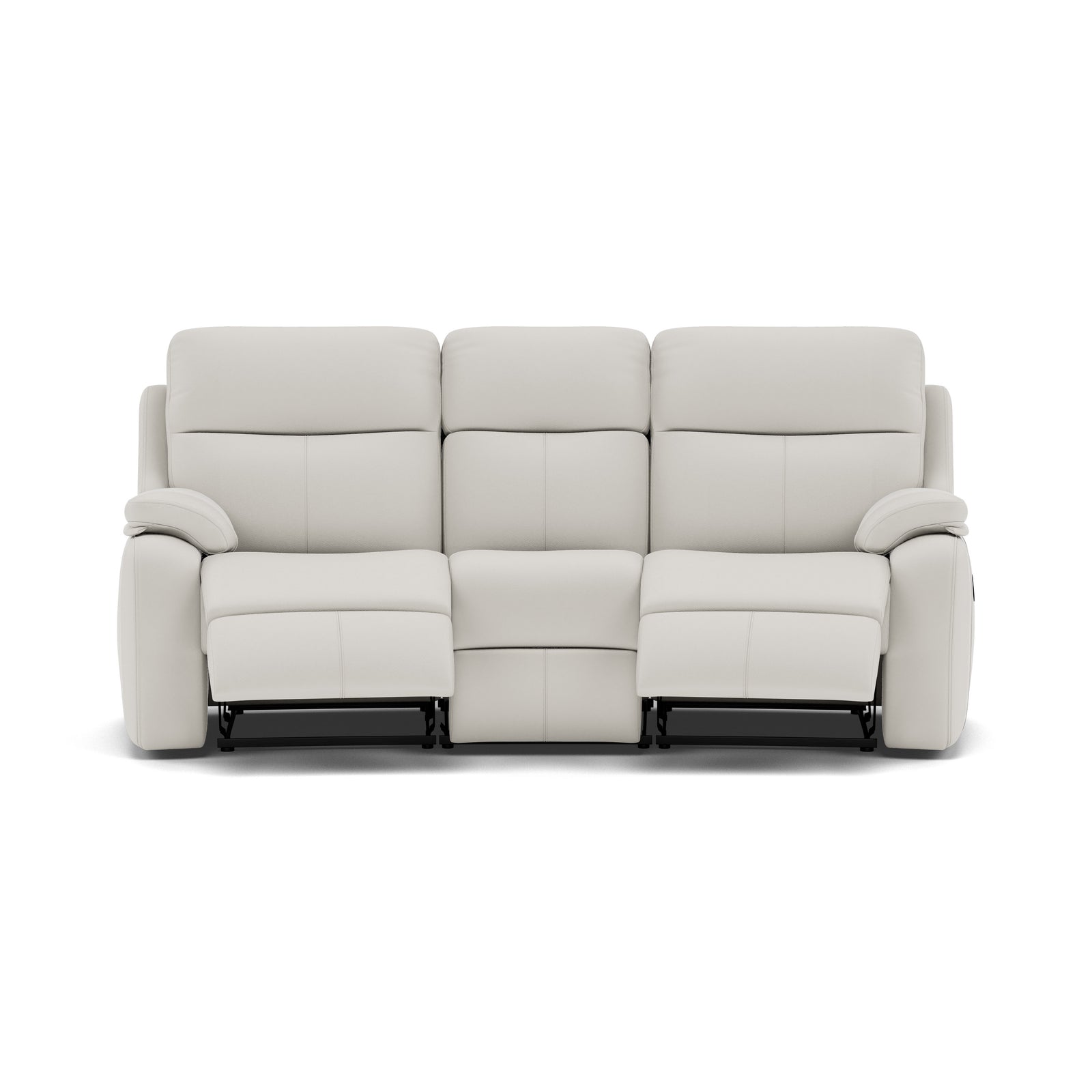 G Plan Kingsbury 3 Seater Curved Recliner Sofa - 3 Seater Manual Recliner Curved Sofa Double Grade L - Manual Recliner 3 Seater Sofas Sterling Home 1 L840 Cambridge Chalk