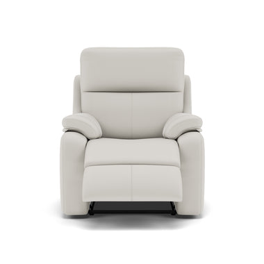 G Plan Kingsbury Recliner Armchair - Power Recliner Chair Headrest + Lumber with USB Grade L - Power with Power Headrest, Lumbar & USB Sterling Home 1 L840 Cambridge Chalk