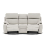 G Plan Kingsbury 3 Seater Curved Recliner Sofa - 3 Seater Power Recliner Curved Sofa Headrest + Lumbar with USB Grade L - Power with Power Headrest, Lumbar & USB 3 Seater Sofas Sterling Home 1 L840 Cambridge Chalk