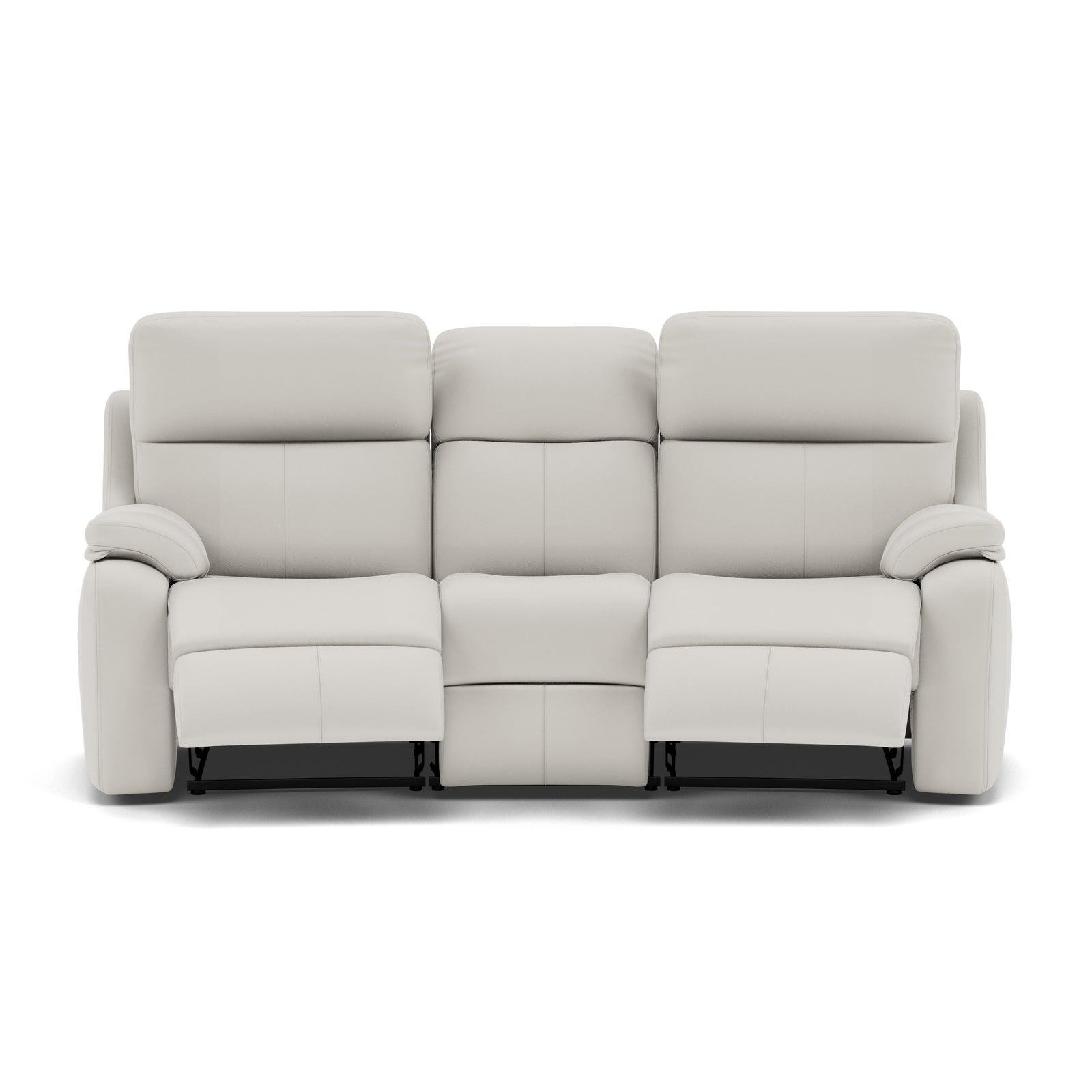 G Plan Kingsbury 3 Seater Curved Recliner Sofa - 3 Seater Power Recliner Curved Sofa Headrest + Lumbar with USB Grade L - Power with Power Headrest, Lumbar & USB 3 Seater Sofas Sterling Home 1 L840 Cambridge Chalk