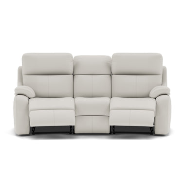 G Plan Kingsbury 3 Seater Curved Recliner Sofa - 3 Seater Power Recliner Curved Sofa Headrest + Lumbar with USB Grade L - Power with Power Headrest, Lumbar & USB 3 Seater Sofas Sterling Home 1 L840 Cambridge Chalk