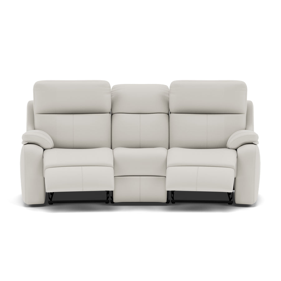 G Plan Kingsbury 3 Seater Curved Recliner Sofa - 3 Seater Power Recliner Curved Sofa Headrest + Lumbar with USB Grade L - Power with Power Headrest, Lumbar & USB 3 Seater Sofas Sterling Home 1 L840 Cambridge Chalk