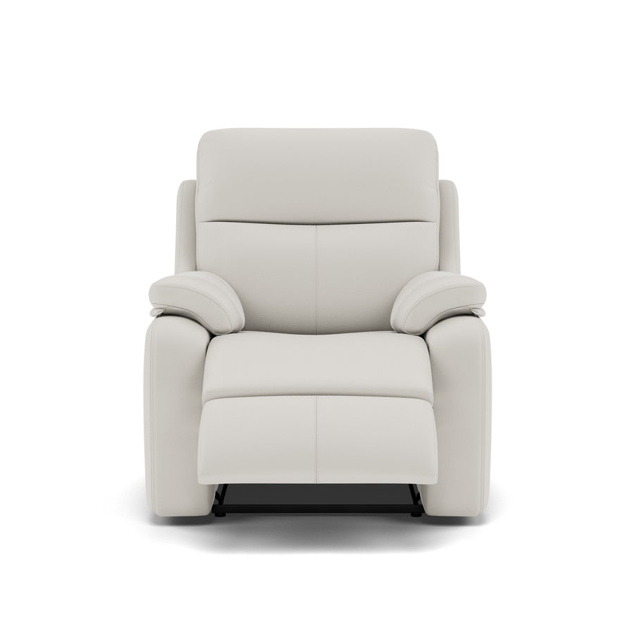 G Plan Kingsbury Recliner Armchair - Power Recliner Chair with USB Grade L - Power Recliner with USB Sterling Home 1 L840 Cambridge Chalk