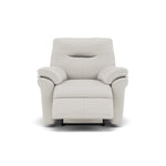 G Plan Seattle Recliner Armchair - Power Recliner Chair with USB & Lumbar Grade L - Power Recliner with Lumbar Support & USB Sterling Home 1 L840 Cambridge Chalk