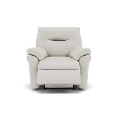 G Plan Seattle Recliner Armchair - Power Recliner Chair with USB & Lumbar Grade L - Power Recliner with Lumbar Support & USB Sterling Home 1 L840 Cambridge Chalk