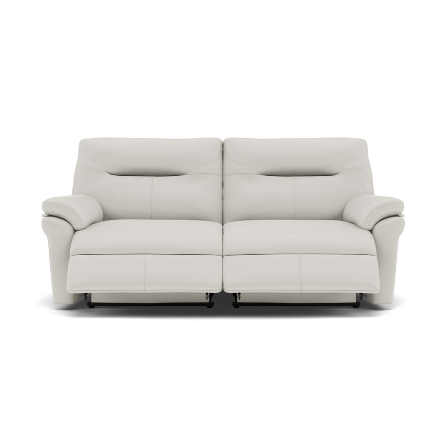 G Plan Seattle 3 Seater Recliner Sofa - 3 Seater Power Double Recliner with USB & Lumbar Grade L - Power Recliner with Lumbar Support & USB 3 Seater Sofas Sterling Home 1 L840 Cambridge Chalk