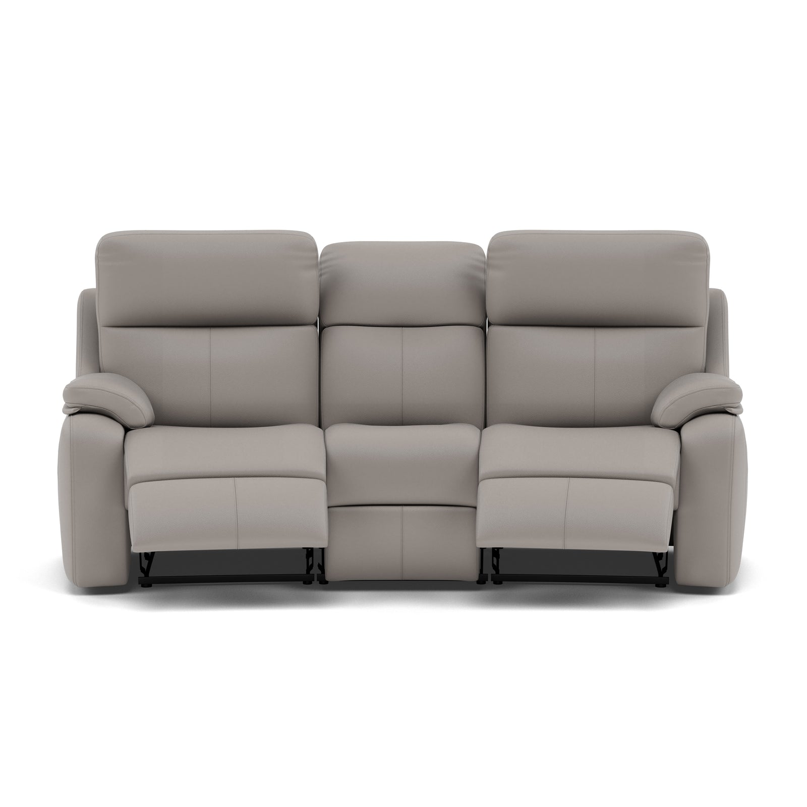 G Plan Kingsbury 3 Seater Curved Recliner Sofa - 3 Seater Power Recliner Curved Sofa Headrest + Lumbar with USB Grade L - Power with Power Headrest, Lumbar & USB 3 Seater Sofas Sterling Home 3 L842 Cambridge Grey