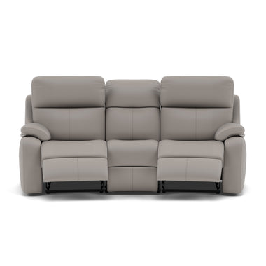 G Plan Kingsbury 3 Seater Curved Recliner Sofa - 3 Seater Power Recliner Curved Sofa Headrest + Lumbar with USB Grade L - Power with Power Headrest, Lumbar & USB 3 Seater Sofas Sterling Home 3 L842 Cambridge Grey